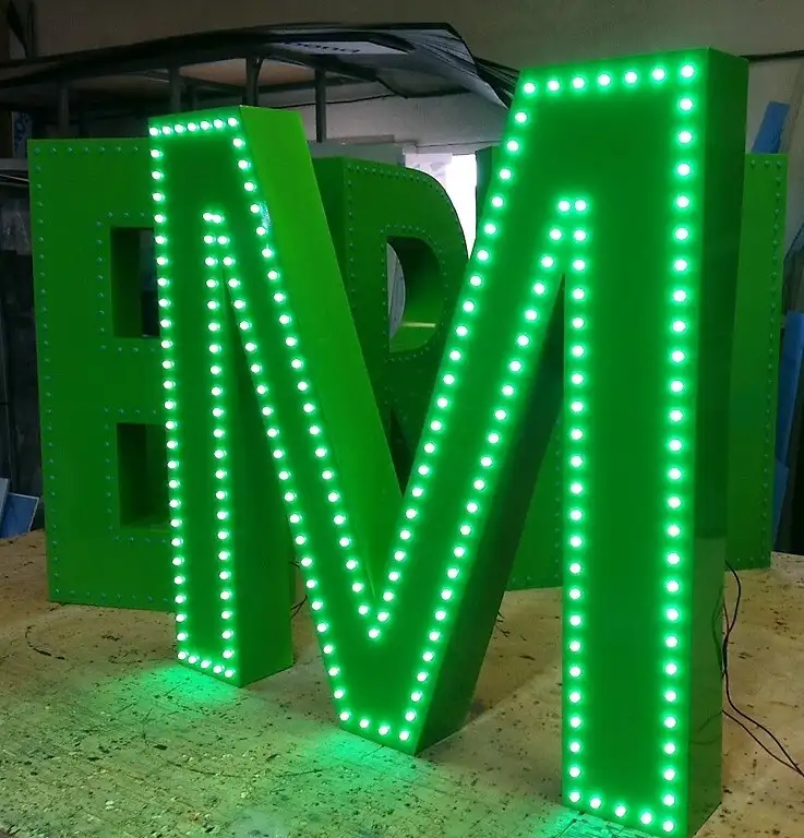 Fabrication et pose Enseigne à LED Bouches du Rhône