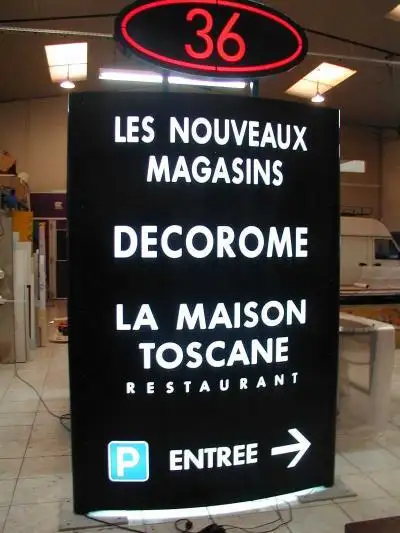 ENSEIGNE LUMINEUSE MARSEILLE